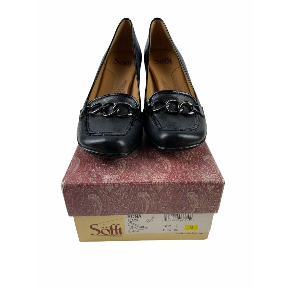 Women's Sofft black Rona heels size 7